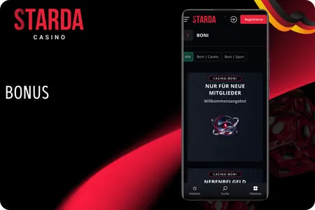 Bonus im Starda Casino APK