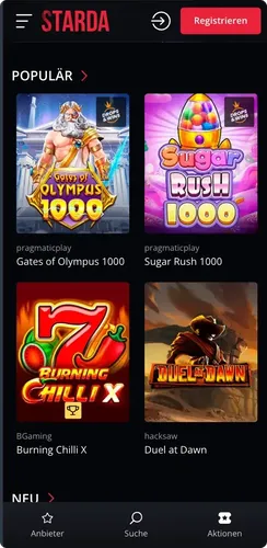 Starda slot app