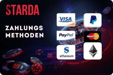 Satrda Zahlungsmethoden für die Bonusnutzung