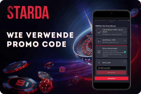 Starda verwende unseren promo code